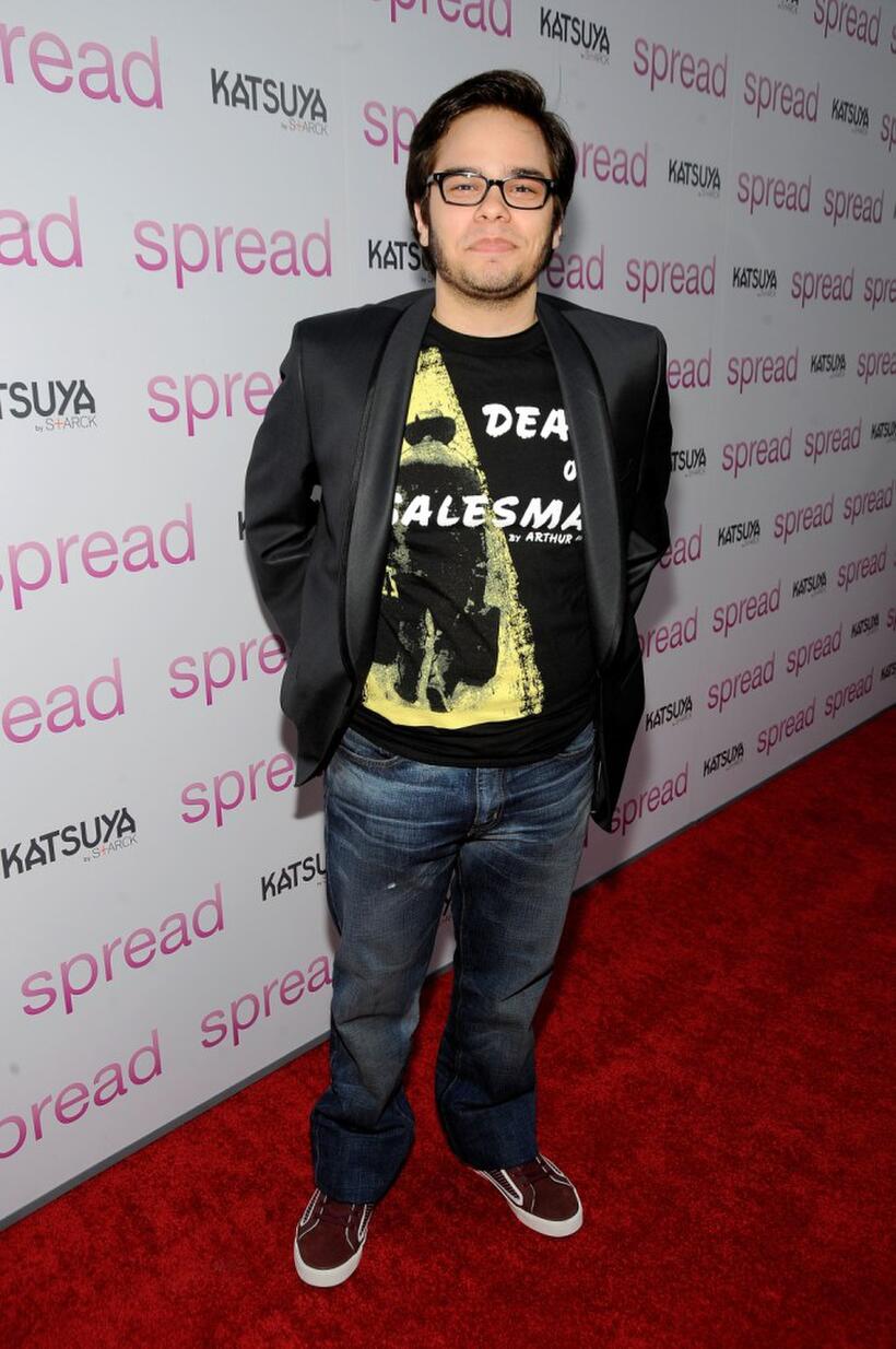 Charlie Saxton at the Los Angeles screening of "Spread."