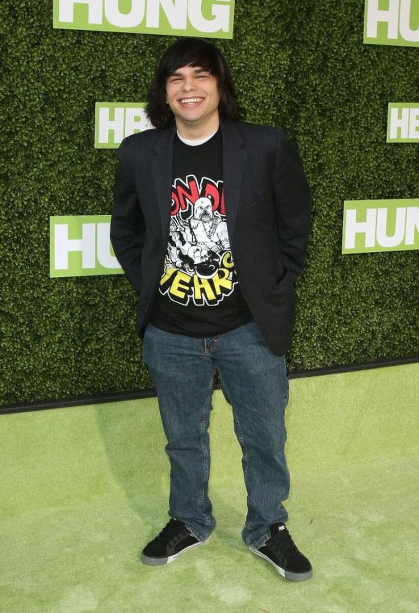 Charlie Saxton at the premiere of "Hung."
