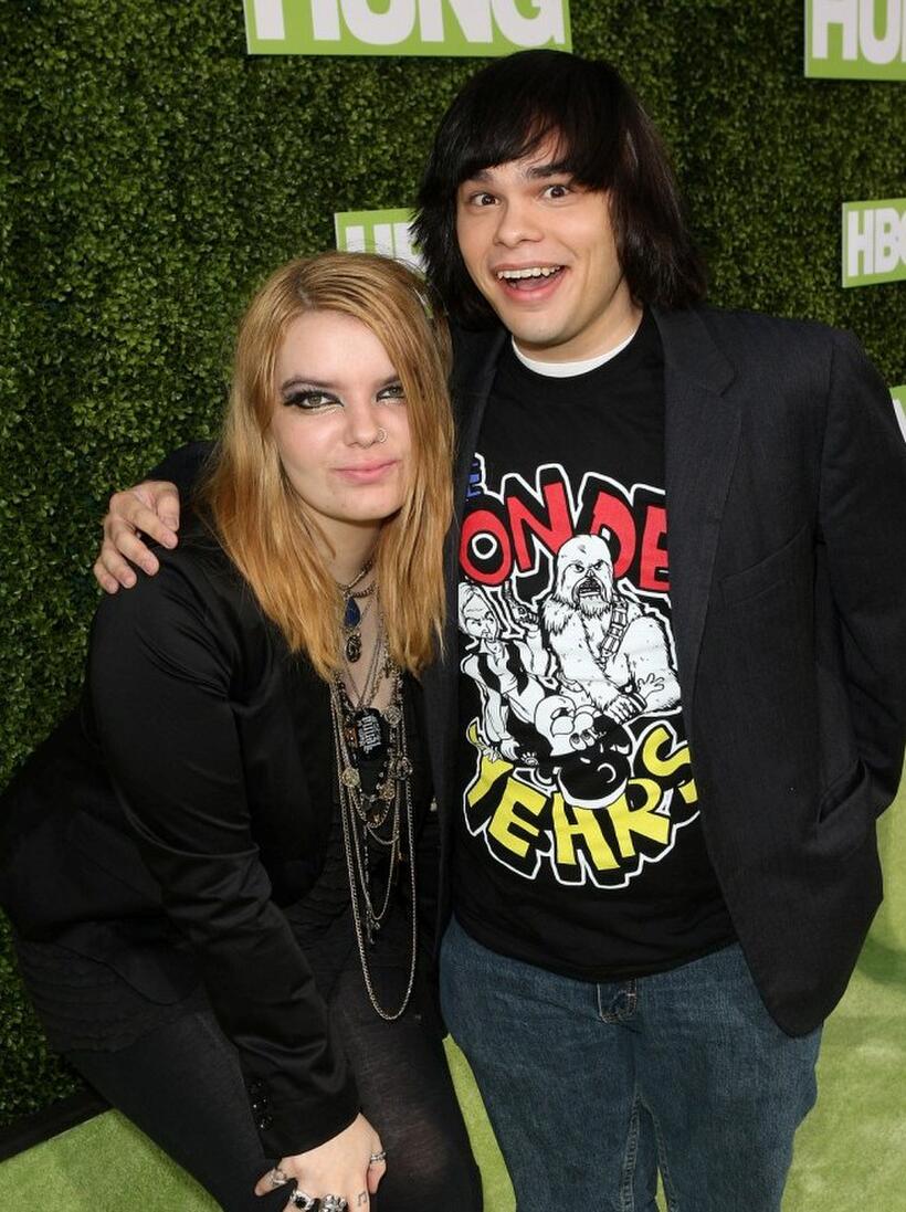 Sianoa Smit-McPhee and Charlie Saxton at the premiere of "Hung."