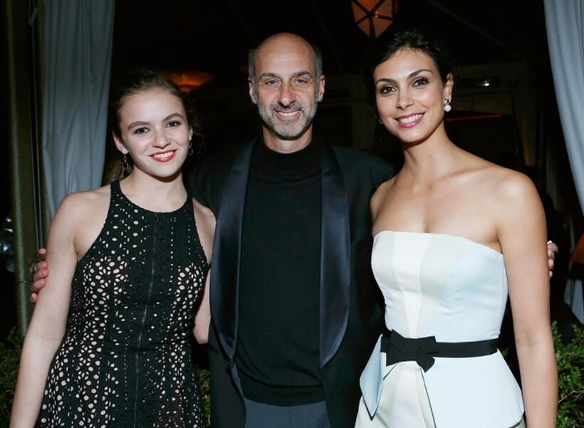 Morgan Saylor, David Marciano and Morena Baccarin at the Entertainment Weekly Pre-SAG Party in California.