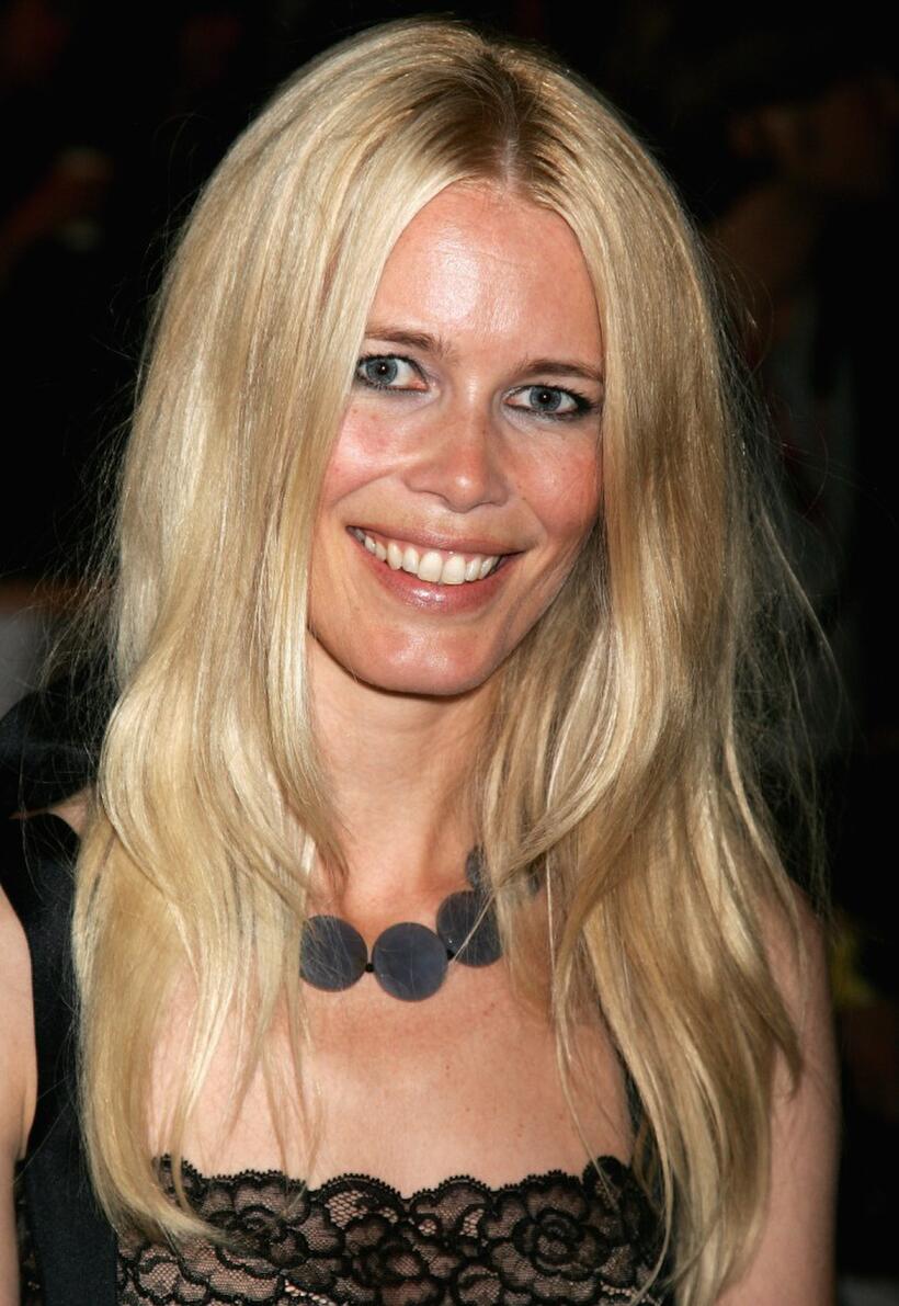 Claudia Schiffer at the Fashion Relief during the London Fashion Week 2007.