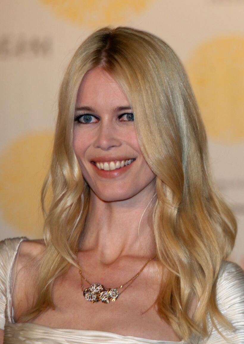Claudia Schiffer at the "Valentino In Rome, 45 Years Of Style" post-exhibit gala dinner.