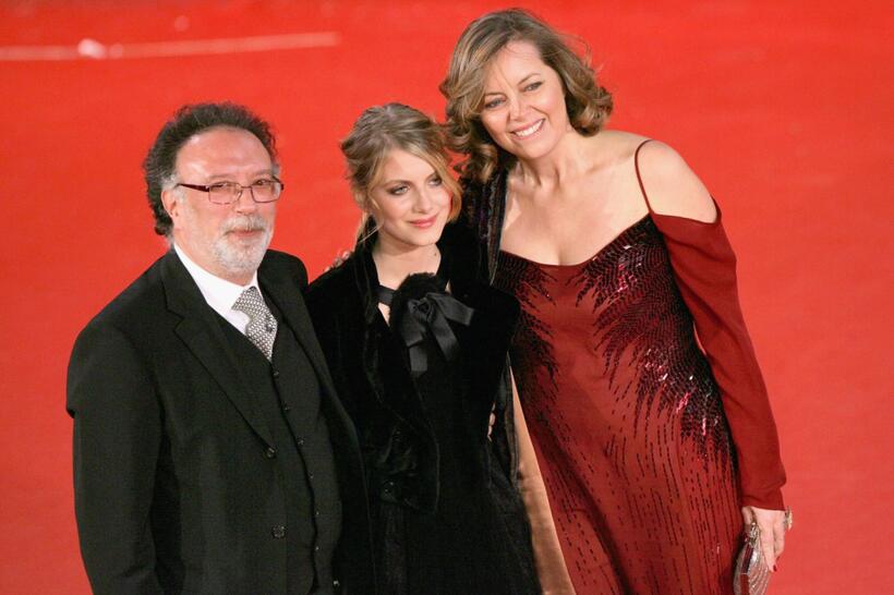 Greta Scacchi, Alessandro Capone and Melanie Laurent at the "L'Amour Cache" premiere during day 3 of the 2nd Rome Film Festival.