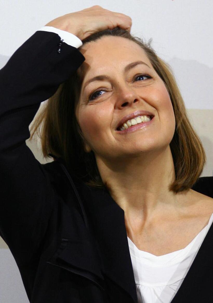 Greta Scacchi at the photocall of "L'Amour Cache" at the second Annual Rome Film Festival.