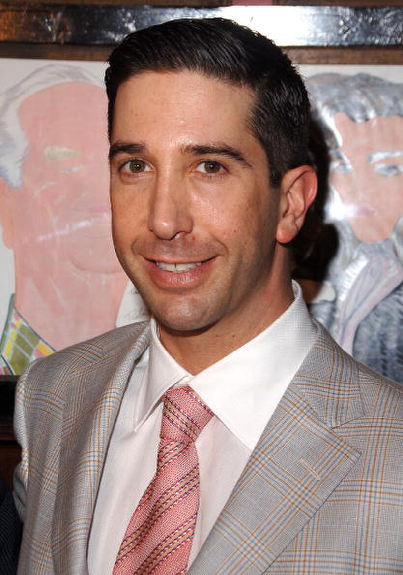 David Schwimmer at the Broadway opening of "The Caine Mutiny Court-Martial".
