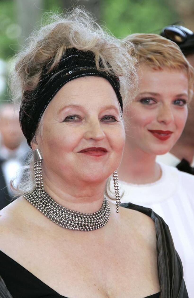 Hanna Schygulla and Patrycia Ziolkowska at the screening of German Turk director Fatih Akin's film "Auf der Anderen Seite" at the 60th edition of the Cannes Film Festival.