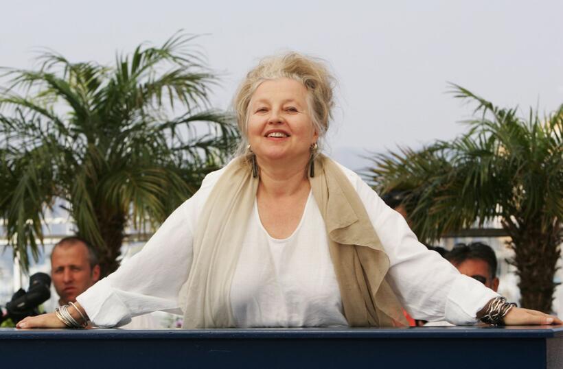Hanna Schygulla at the photocall promoting the film "Auf Der Anderen Seite" at the Palais des Festivals during the 60th International Cannes Film Festival.