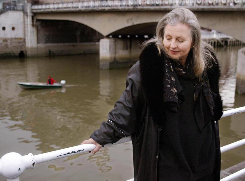 Hanna Schygulla at her visit to the Zinebi International Film Festival in Bilbao.
