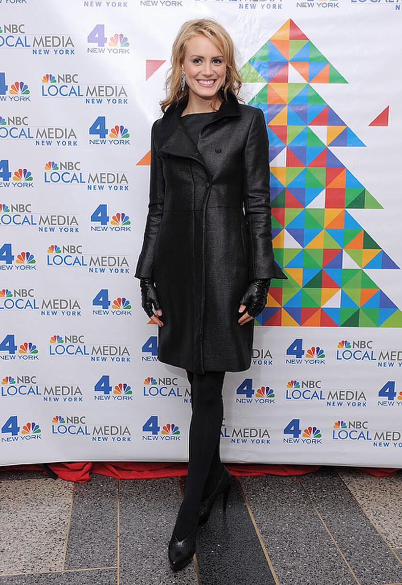 Taylor Schilling at the WNBC Celebrates The Rockefeller Center Tree Lighting Ceremony in New York.