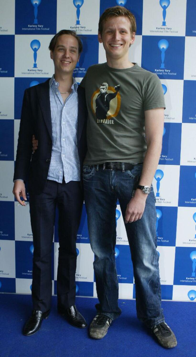 Tom Schilling and Director Dennis Gansel at the Karlovy Vary International Film Festival.