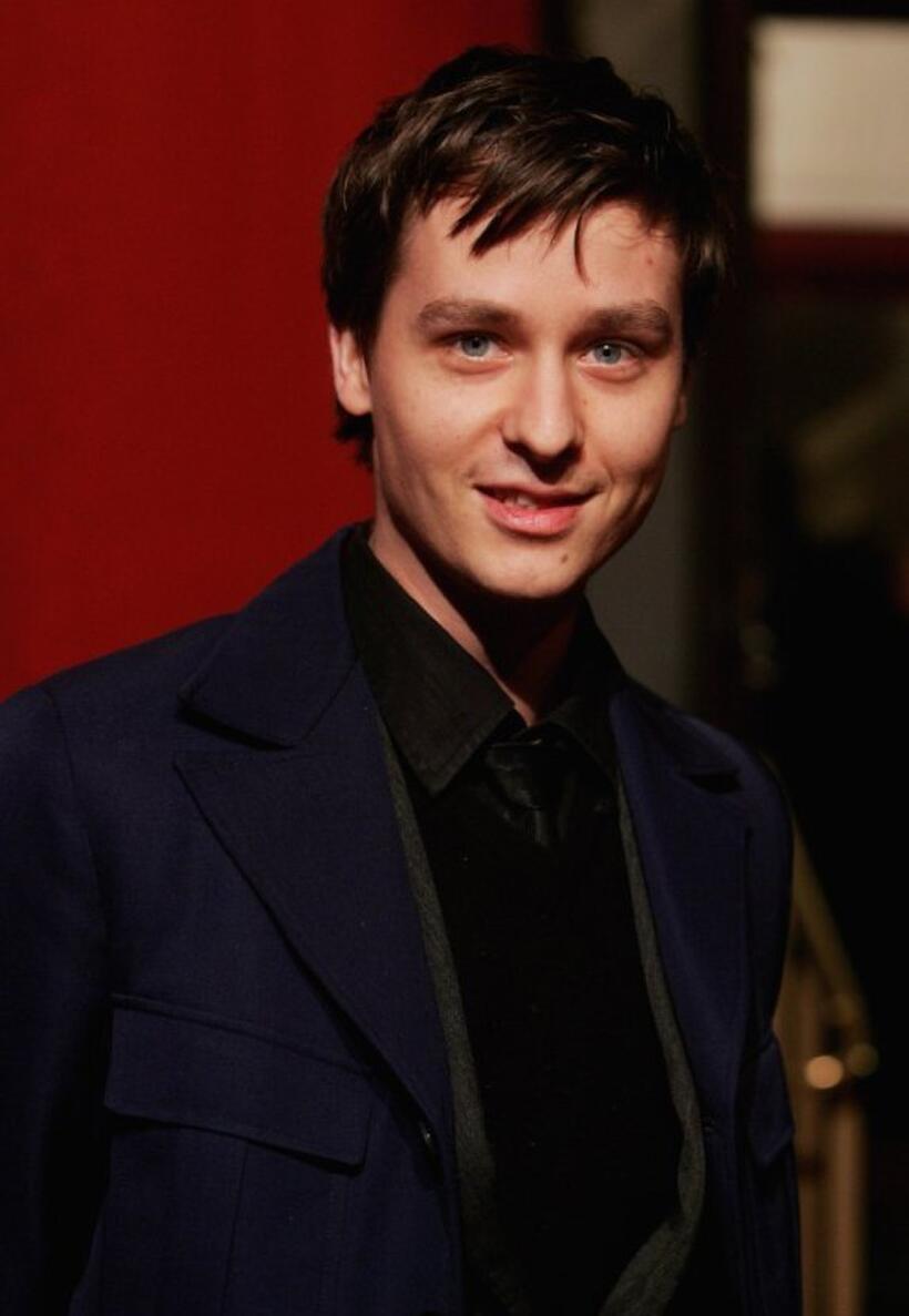 Tom Schilling at the Berlin premiere of "Mein Fuehrer."