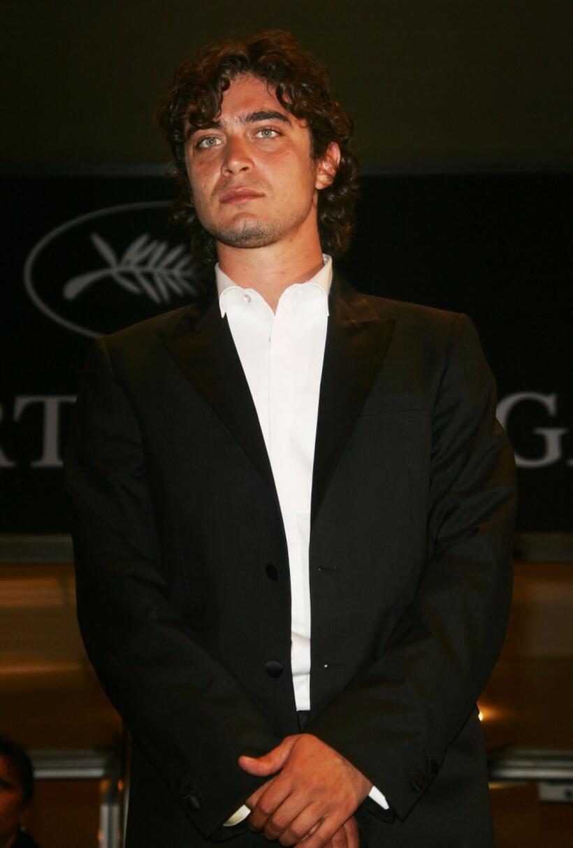 Riccardo Scamarcio at the premiere of "Mio Fratello E Figlio Unico" during the 60th International Cannes Film Festival.