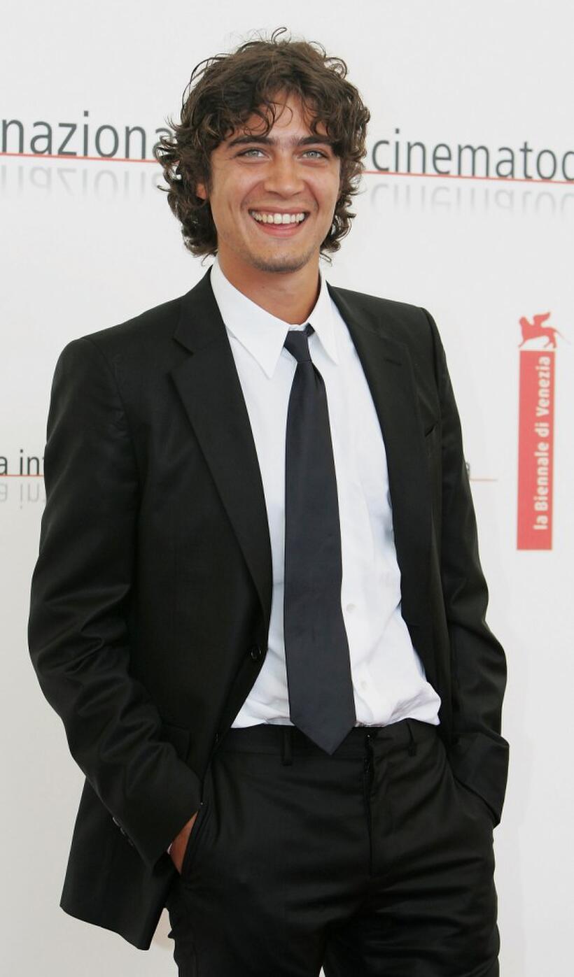 Riccardo Scamarcio at the photocall of "Texas" during the 62nd Venice Film Festival.