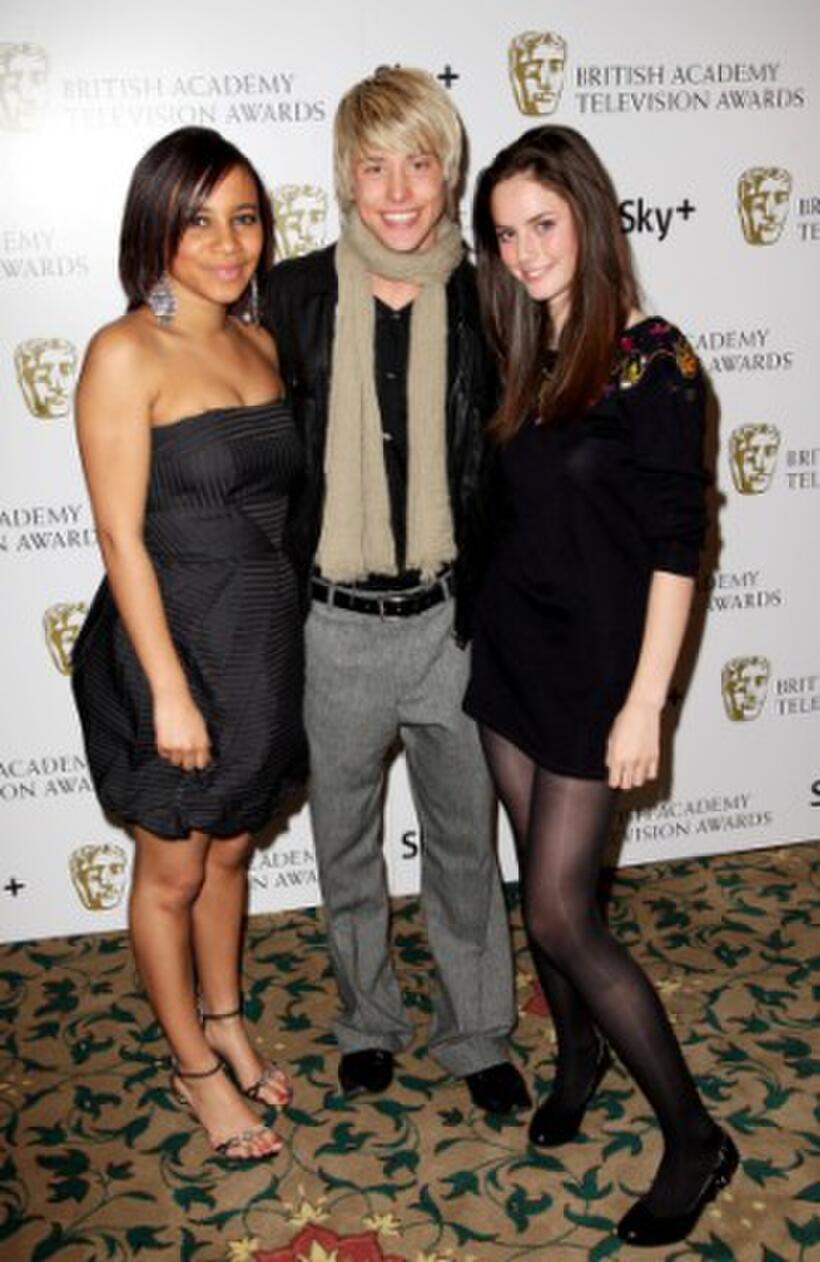 Larissa Wilson, Maxxie Hewer and Kaya Scodelario at the British Academy Television And Craft Awards Nominees Reception.