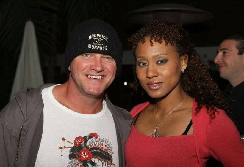 Brian Scannell and Vaja at the Beverly Hills Film Festival Opening Night After Party.