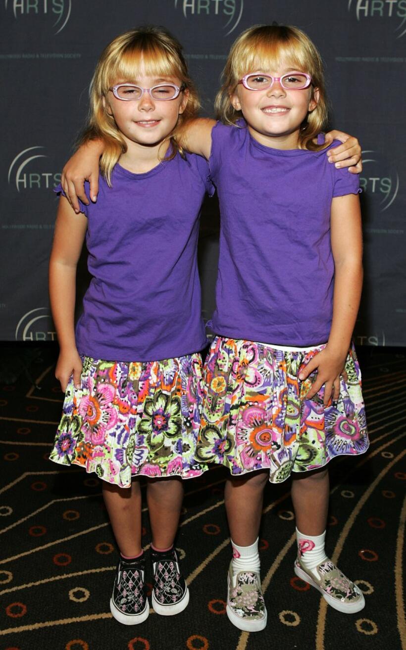 Zoe Schlagel and Amy Schlagel at the 2007 The Hollywood Radio and Television Society Kids Day.