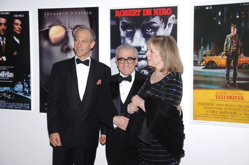 Martin Scorsese, Glenn Lowry and Helen Scorsese at the MoMA's 39th Annual Party.