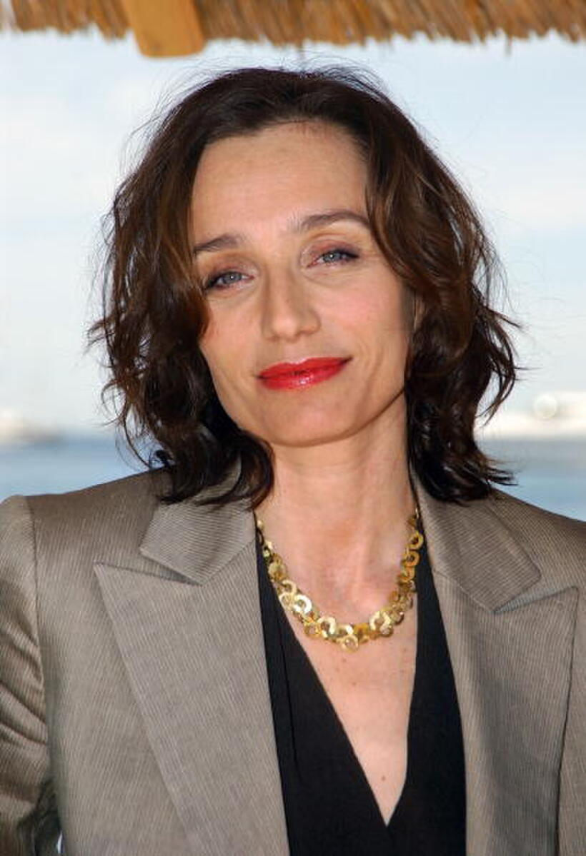 Kristin Scott Thomas at the 56th Cannes Film Festival in Cannes, France. 