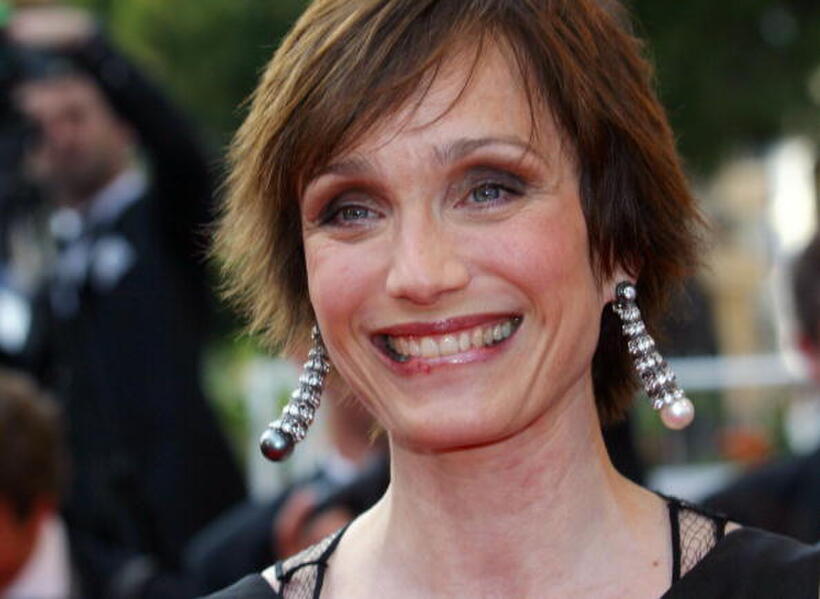 Kristin Scott Thomas at the screening of “Ararat” in Cannes, France. 