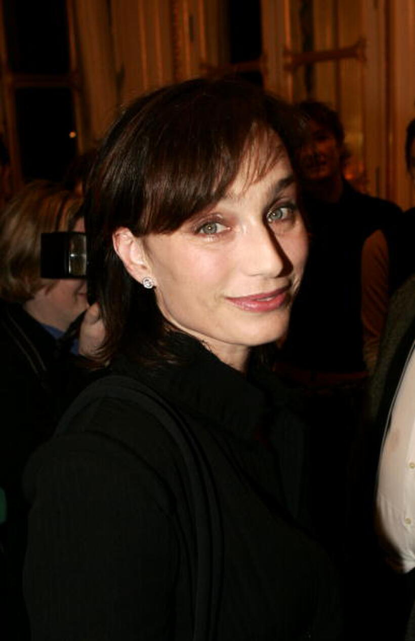 Kristin Scott Thomas at the Ministry of Culture in Paris, France.