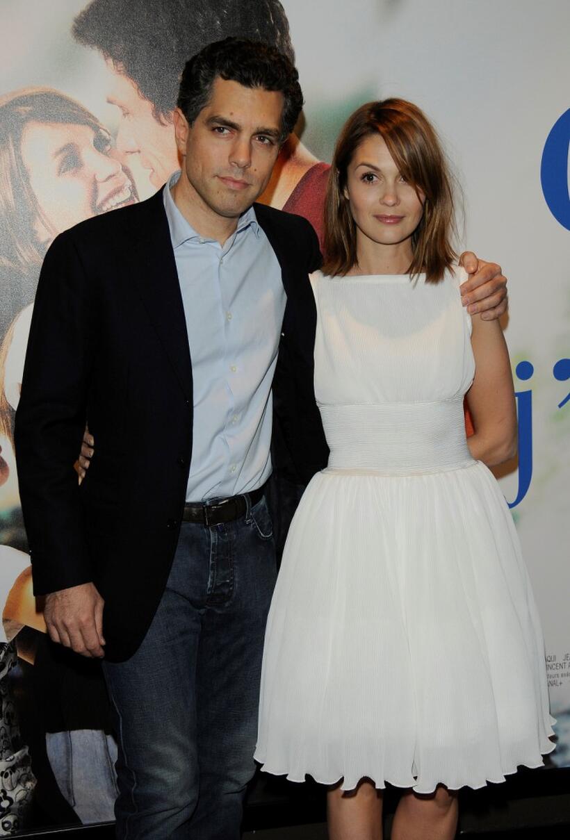 Romain Hatchuel and Barbara Schulz at the premiere of "Celle que j'aime."