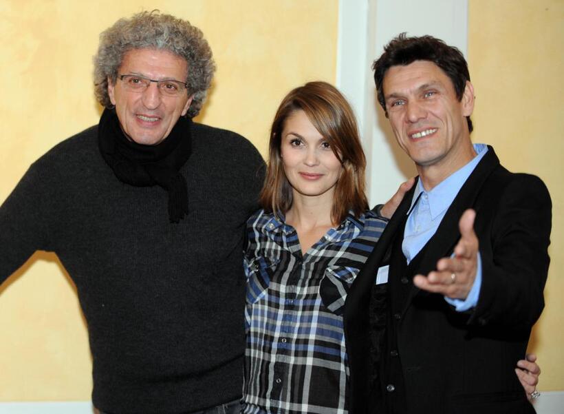 Elie Chouraqui, Barbara Schulz and Marc Lavoine at the screening of "Celle que j'aime" during the 20th edition of the Valenciennes Film Festival.