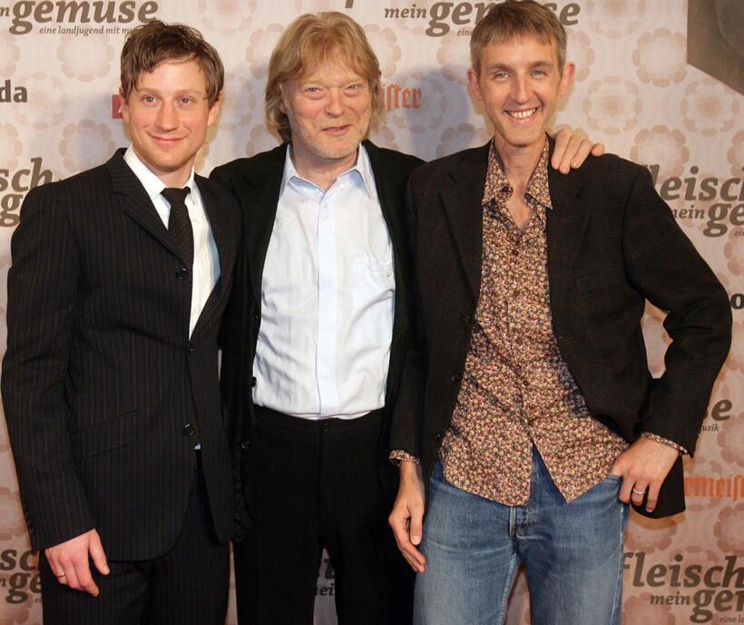 Maxim Mehmet, Christian Goerlitz and Andreas Schmidt at the premiere of "Fleisch Ist Mein Gemuese."