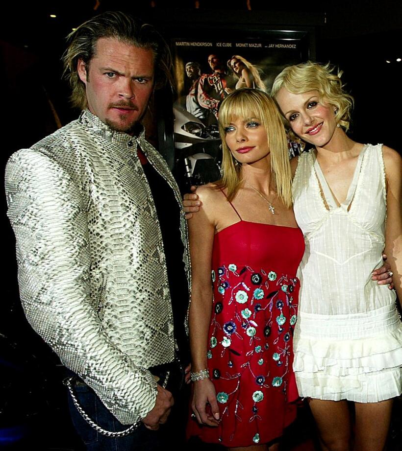 Matt Schulze, Jaime Pressly and Monet Mazur at the Los Angeles premiere of "Torque."
