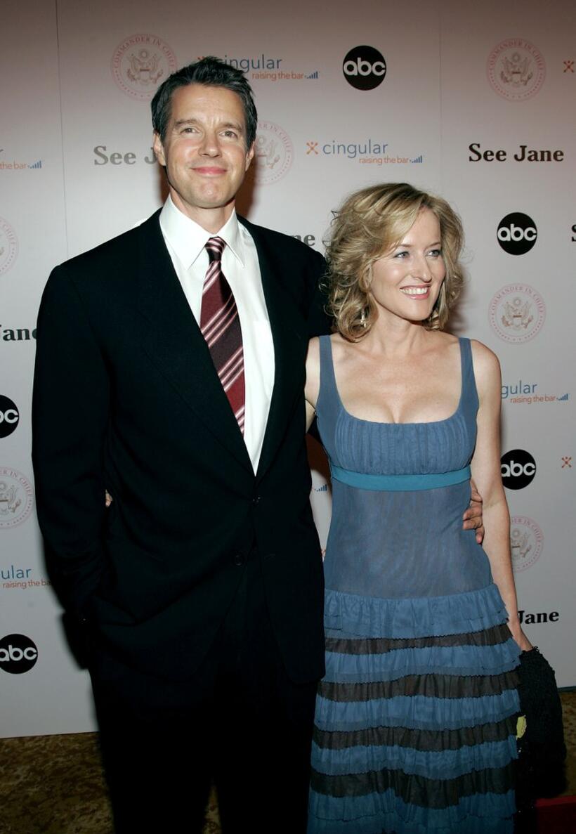 Kyle Secor and Guest at the inaugural ball and premiere of "Commander-in-Chief."