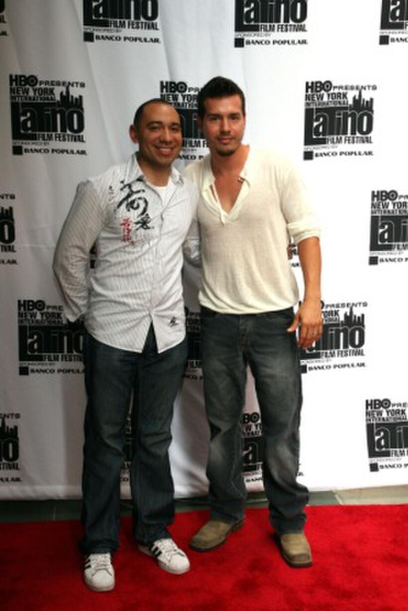 Calixto Chinchilla and Jon Seda at the New York International Latino Film Festival screening of "One Long Night."