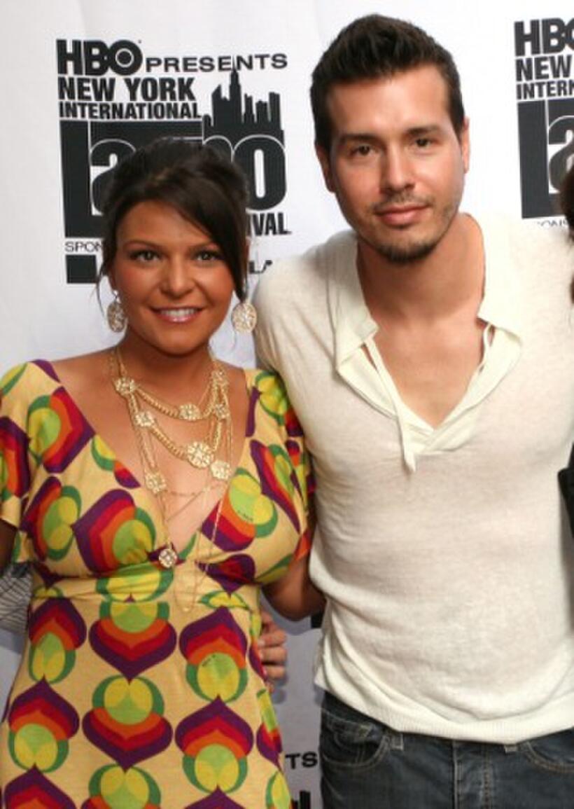 Itati Cantoral and Jon Seda at the New York International Latino Film Festival screening of "One Long Night."