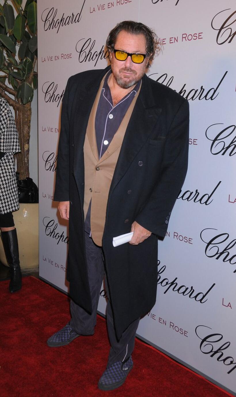 Julian Schnabel at the celebration of Oscar nominee Marion Cotillard.