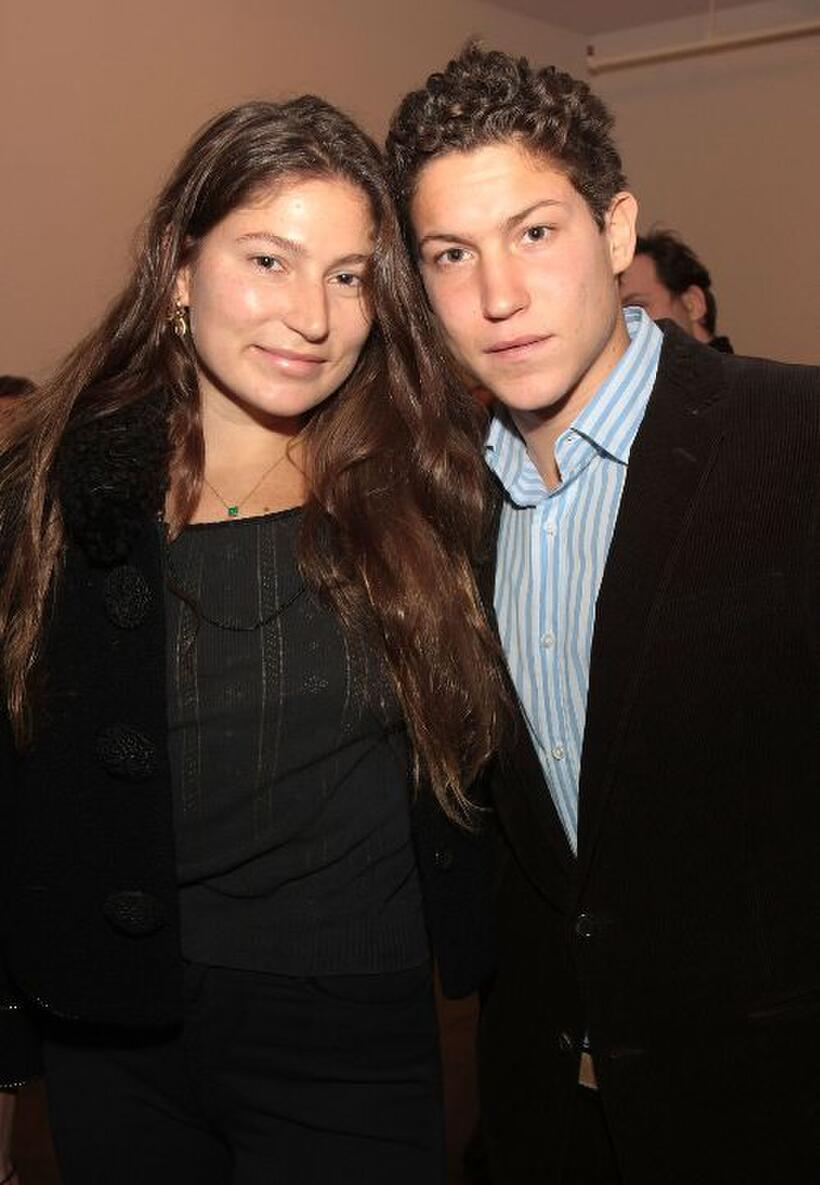 Stella Schnabel and Vito Schnabel at the Ron Gorchov Art Exhibit Opening in New York City.