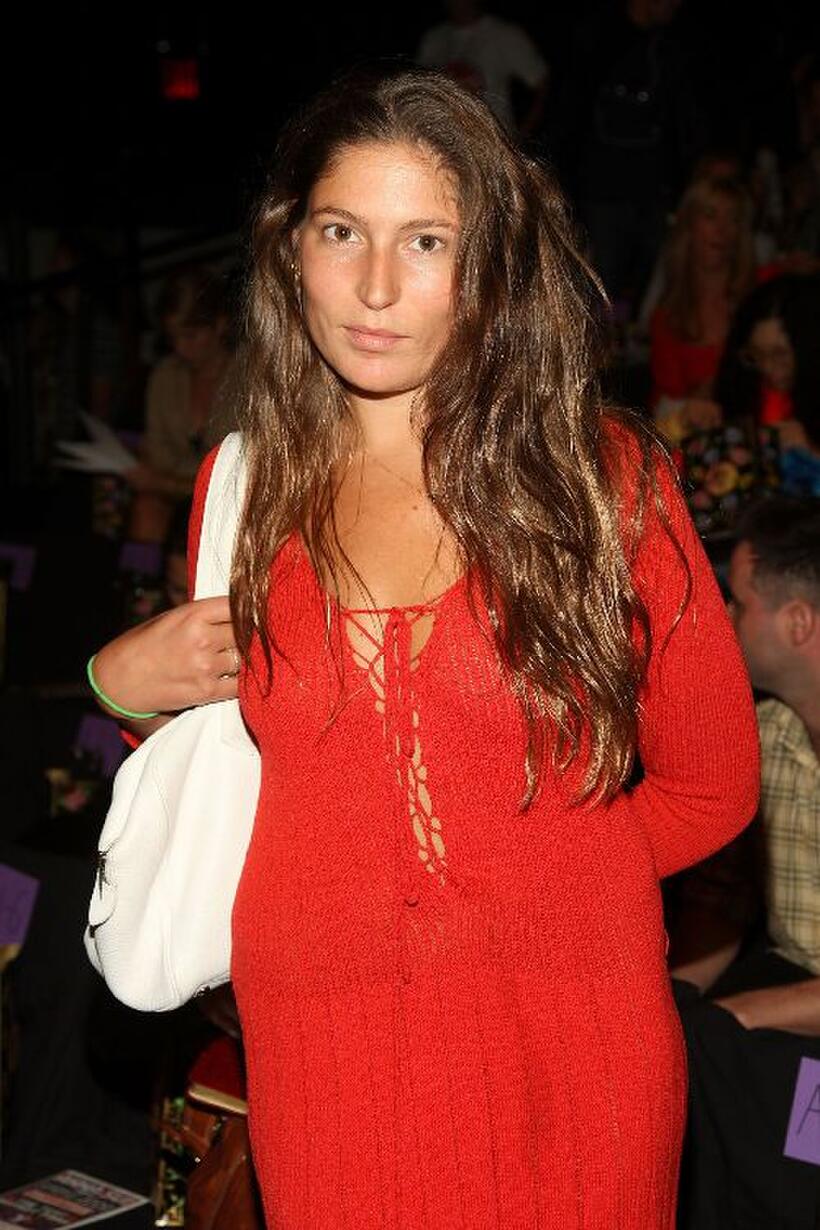 Stella Schnabel at the Anna Sui Spring 2009 Fashion show during the Mercedes-Benz Fashion Week.