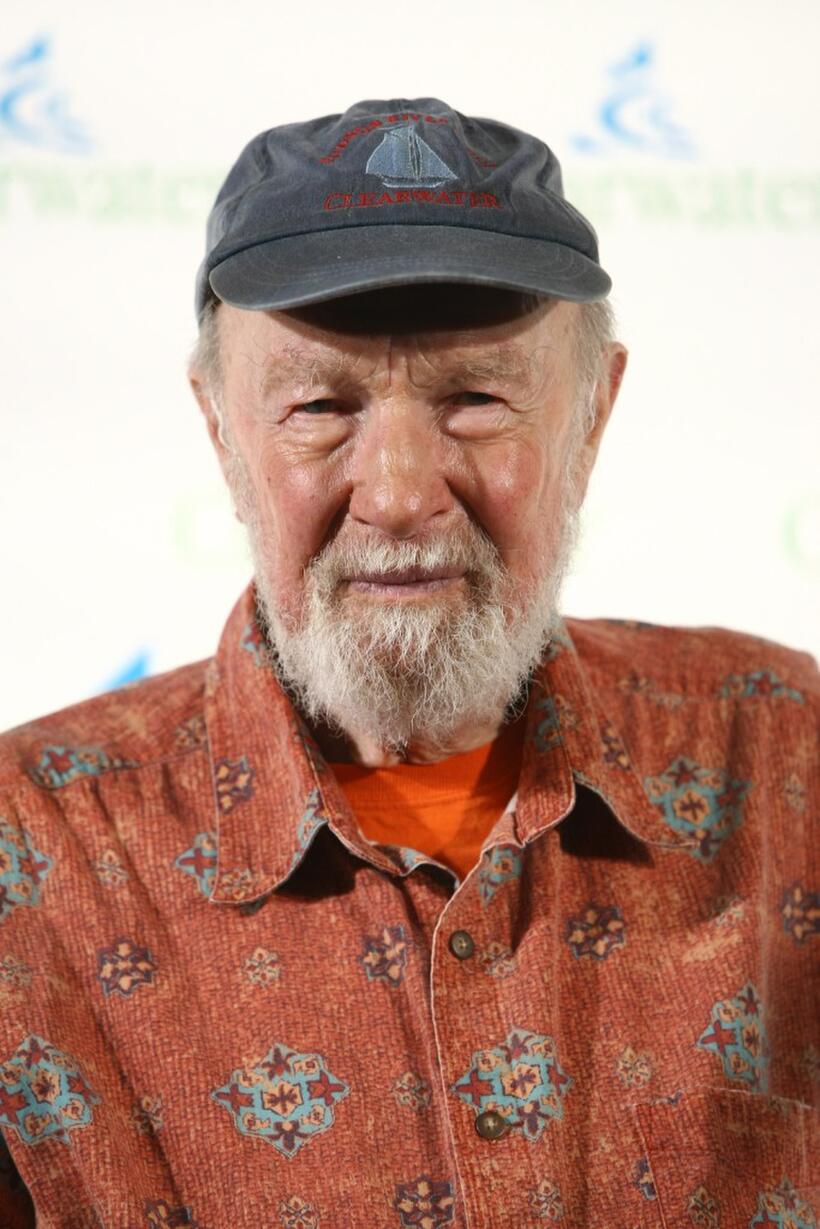 Pete Seeger at the Clearwater Benefit Concert celebrating Pete Seeger's 90th Birthday.