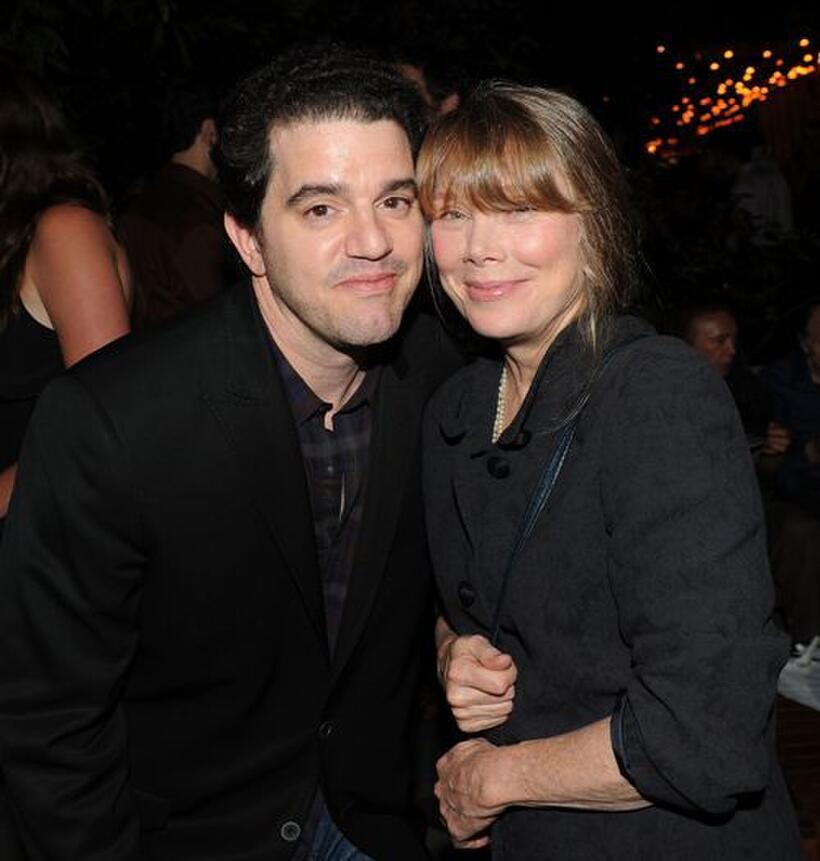 Aaron Schneider and Sissy Spacek at the after party of the screening of "Get Low."