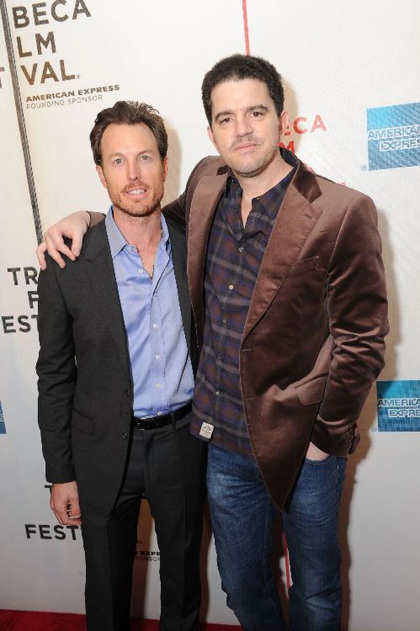 Producer Dean Zanuck and Aaron Schneider at the premiere of "Get Low" during the 2010 Tribeca Film Festival.