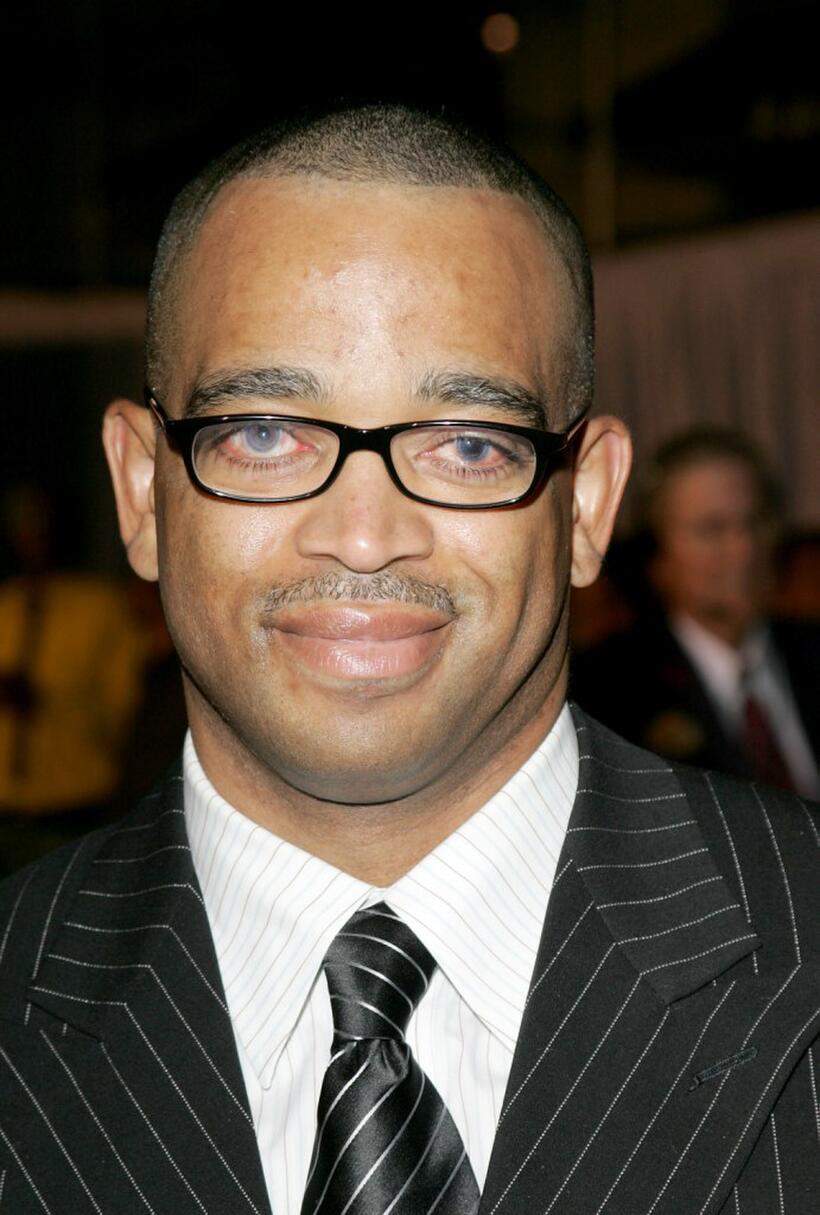 Stuart Scott at the premiere of "Invincible."