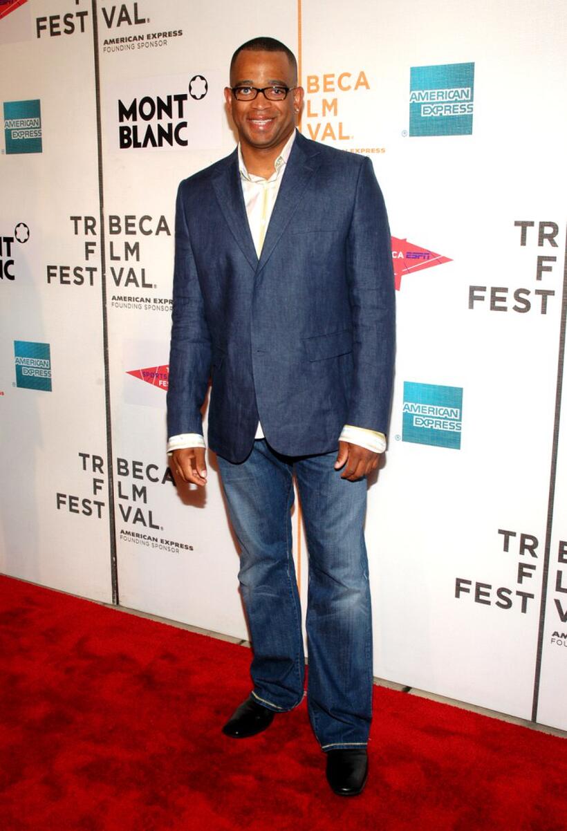 Stuart Scott at the premiere of "Power of The Game" during the 2007 Tribeca Film Festival.