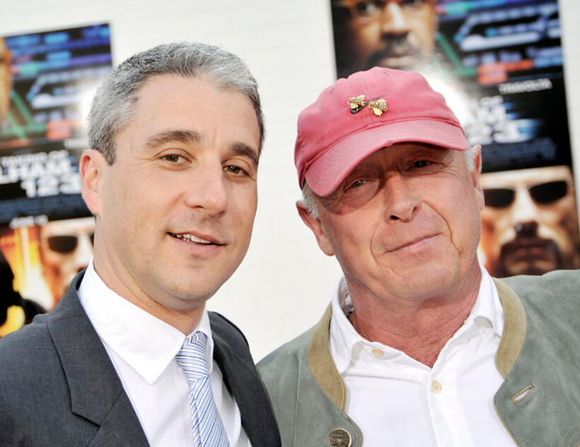 Matt Tolmach and Tony Scott at the California premiere of "The Taking of Pelham 1 2 3."