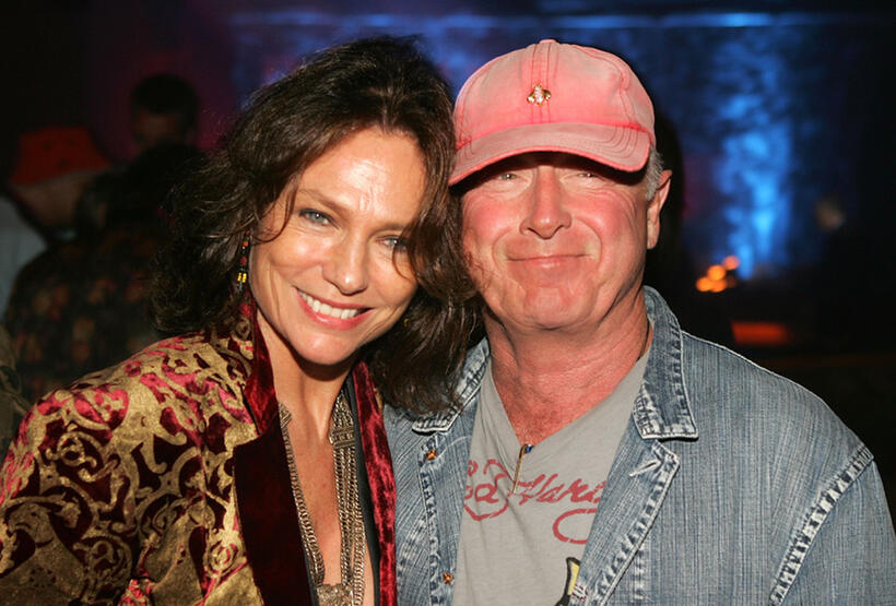 Jacqueline Bisset and Tony Scott at the after party of California premiere of "Domino."