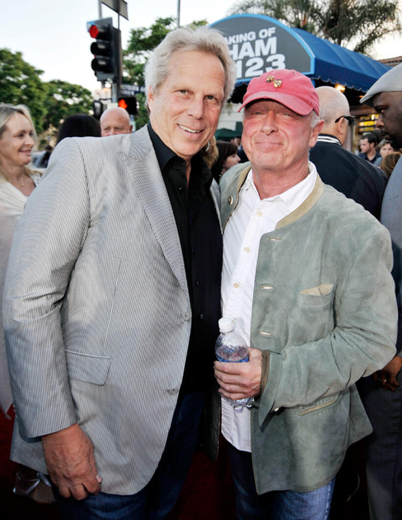 Producer Steve Tisch and Tony Scott at the California premiere of "The Taking of Pelham 1 2 3."