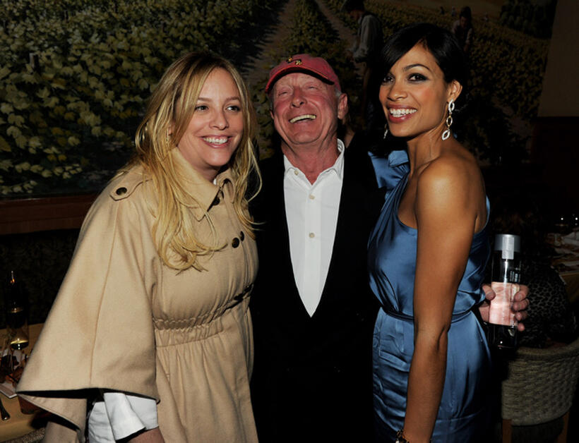 Producer Julie Yorn, Tony Scott and Rosario Dawson at the after party of the California premiere of "Unstoppable."