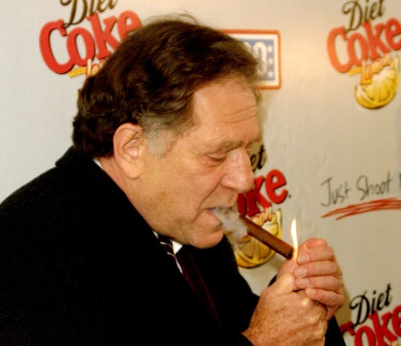 George Segal at the Diet Coke Special Benefit for the United Service Organizations at Spago's restaurant.