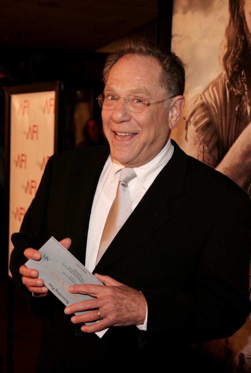 George Segal at the premiere of "Sleuth" at the Paris Theatre in New York City.