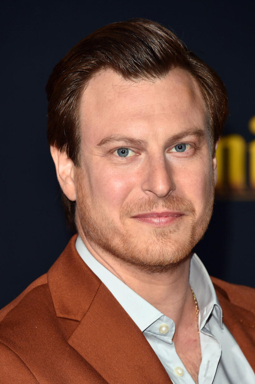 Noah Segan at the premiere of "Knives Out" in Westwood, California.