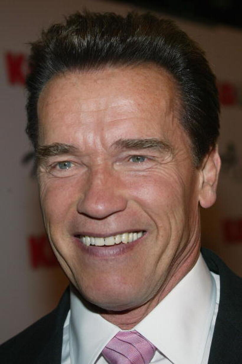 Arnold Schwarzenegger at the Hollywood premiere of "The Kid & I."