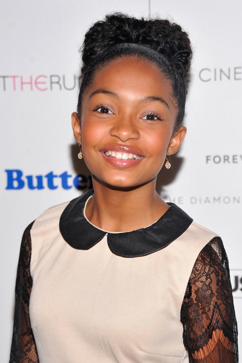 Yara Shahidi at the New York premiere of "Butter."