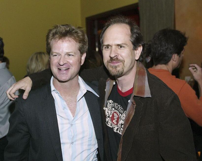 Andrew Shaifer and Josh Stolberg at the after party of the premiere of "Kids In America."