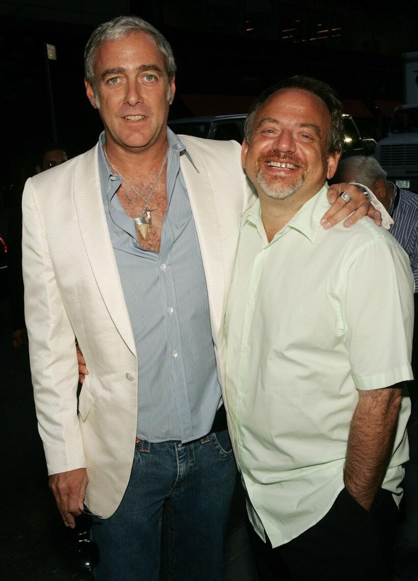 Marc Shaiman and Scott Wittman at the opening of "Dedication Or The Stuff Of Dreams."